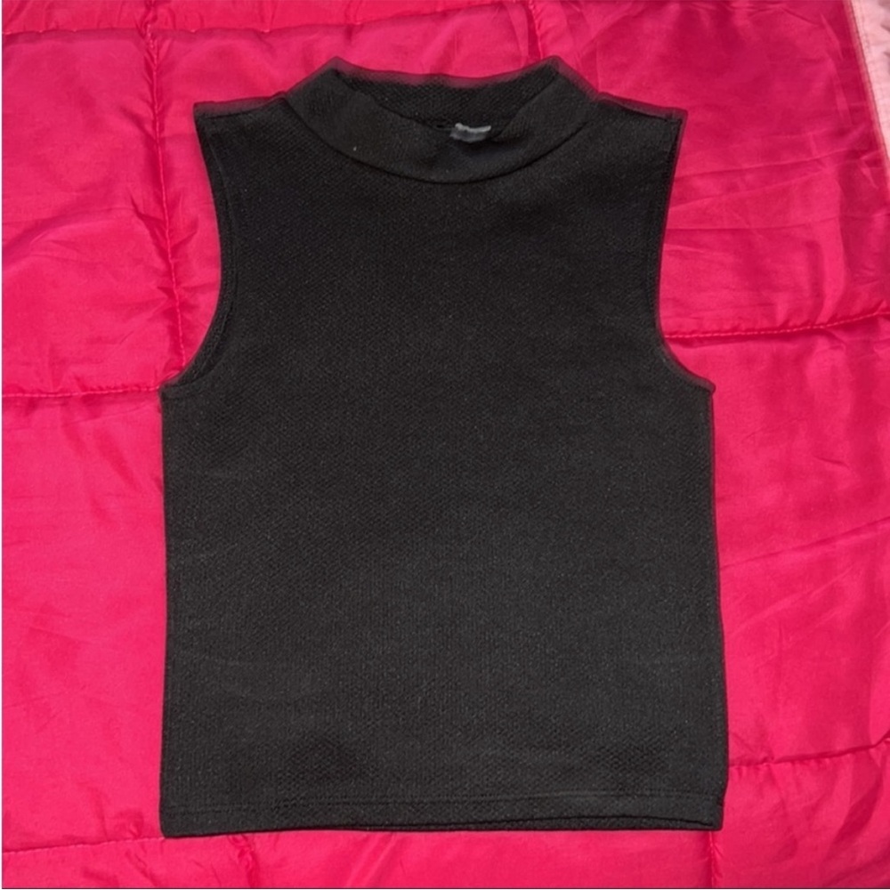 Black Tank top sleeveless muscle tee